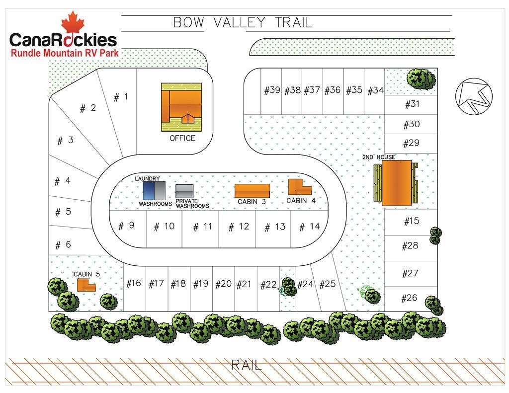 Rundle Mountain Rv Park Canmore Exterior foto